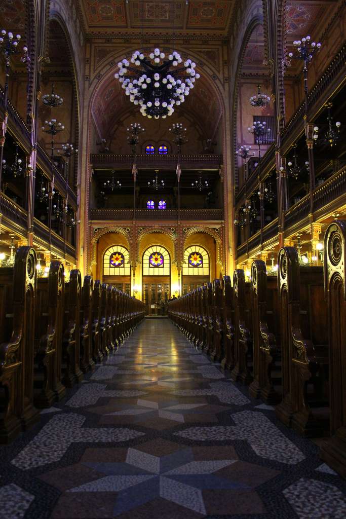 Budapest dohány street synagogue fotografia