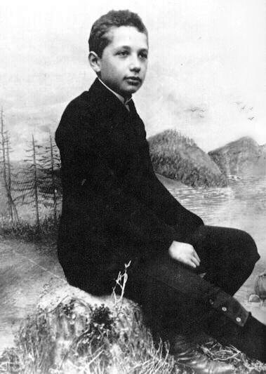 Albert Einstein dieťa